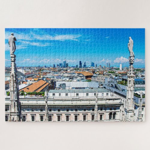 Milan skyline jigsaw puzzle