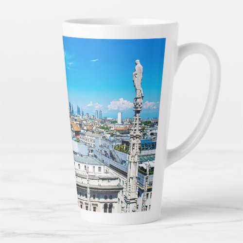 Milan skyline latte mug