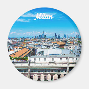Milan skyline magnet