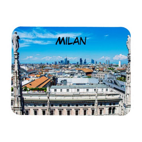 Milan skyline magnet