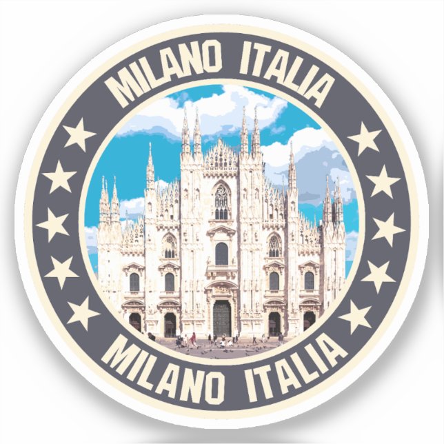 Milan                                              sticker (Front)
