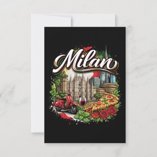 Milan Thank You Card (Front)