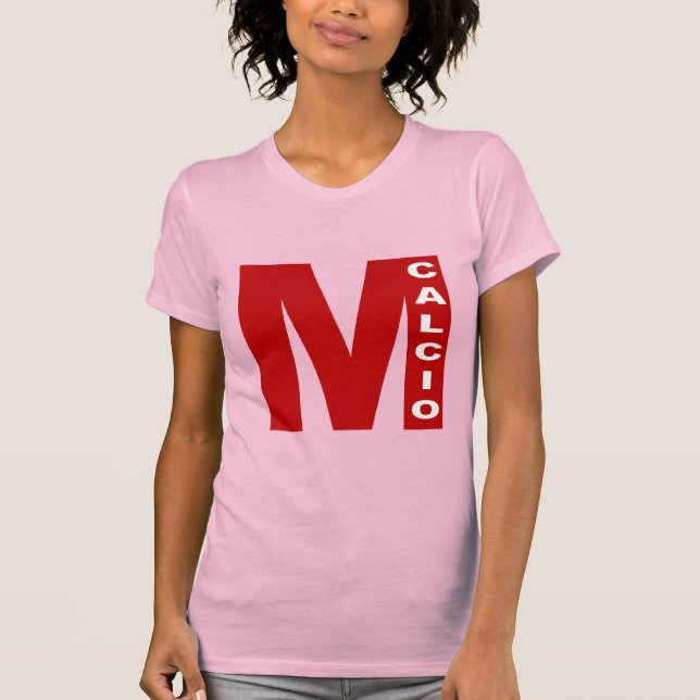 MILANO CALCIO pink jersey t-shirt (Front)