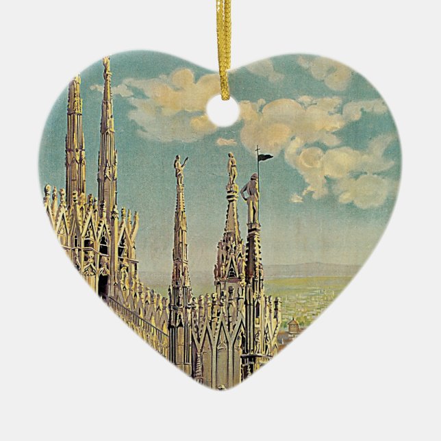 Milano Ceramic Ornament (Front)