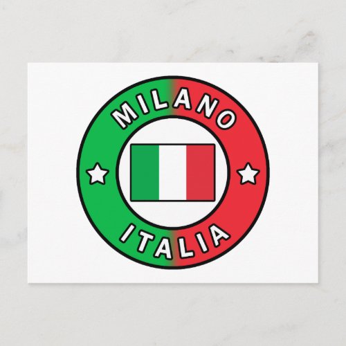 Milano Italia Postcard