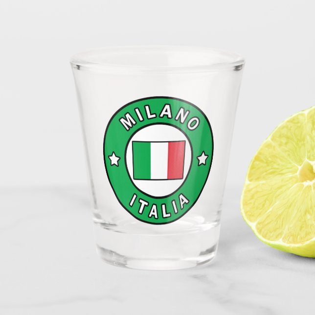 Milano Italia Shot Glass (Front)