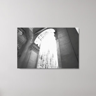 Milano Italy, Galleria View of the Duomo Canvas Print