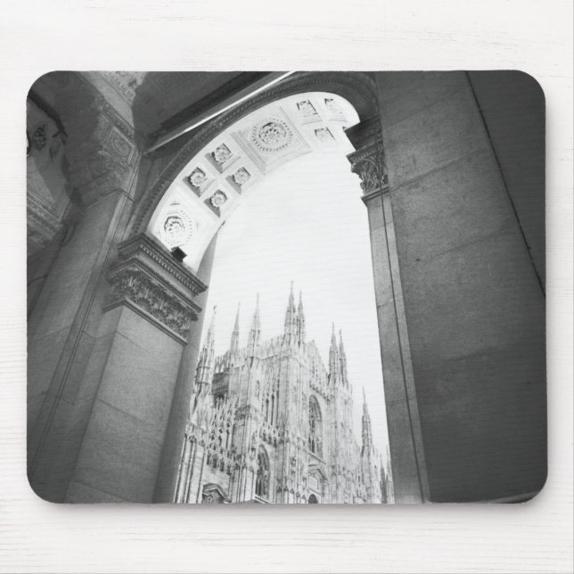 Milano Italy, Galleria View of the Duomo Mouse Pad (Front)
