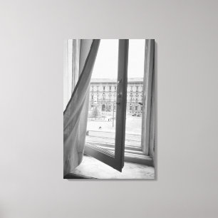 Milano Italy, View from La Scala Opera Window Canvas Print