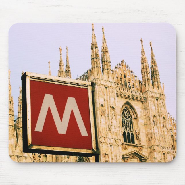 Milano Metro Mouse Pad (Front)