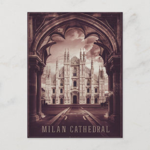 Milano, Milan Cathedral Postcard