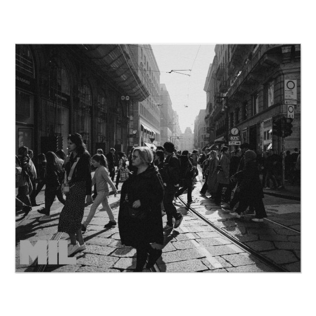 Milano rush hour poster (Front)