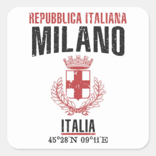 Milano Square Sticker