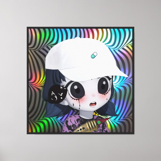 Milardio NFT #28 canvas print (Front)