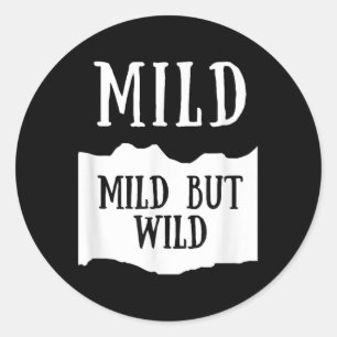 Mild But Wild Mild Hot Sauce Group Costume Classic Round Sticker