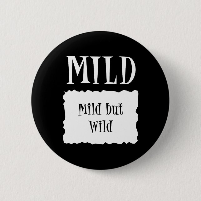 MILD - Hot Packet Halloween Taco Costume  Button (Front)