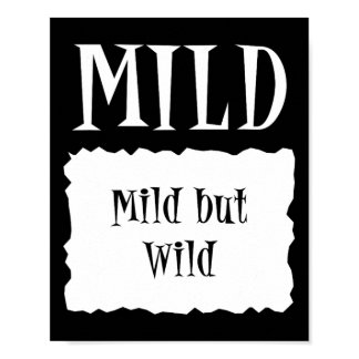 Mild - Hot Packet Halloween Taco Costume  Poster