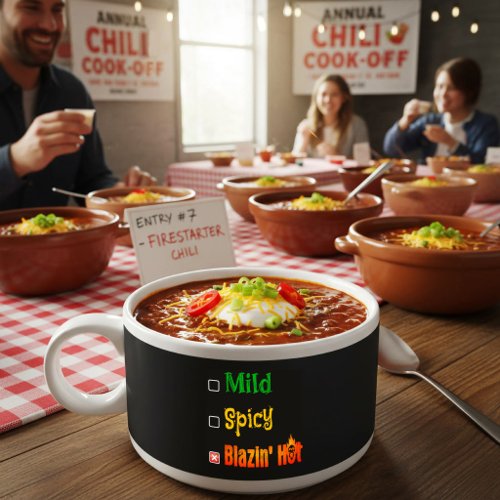 Mild Spicy Blazin' Hot Bowl
