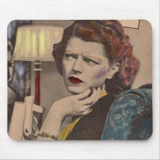 Mildred is highly suspicious mouse pad