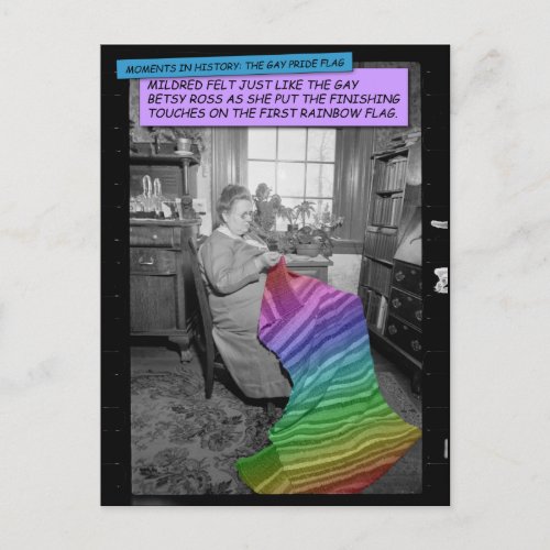 Mildred the Gay Betsy Ross Postcard