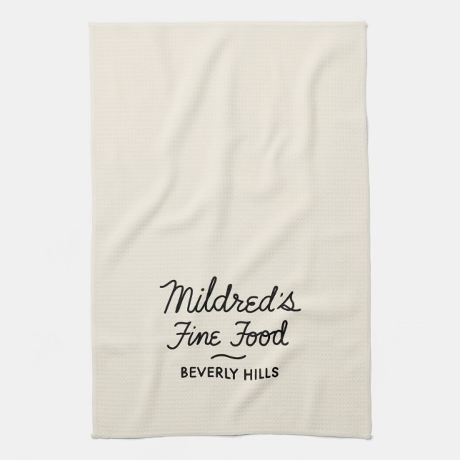 Mildred's Fine Food Kitchen Towel (Vertical)