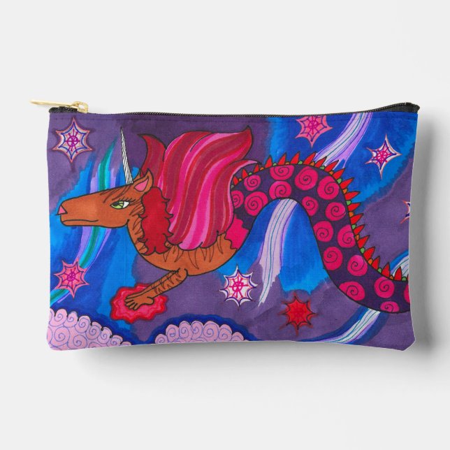 "Mildred's Midnight Flight" Accessory Pouch (Front)