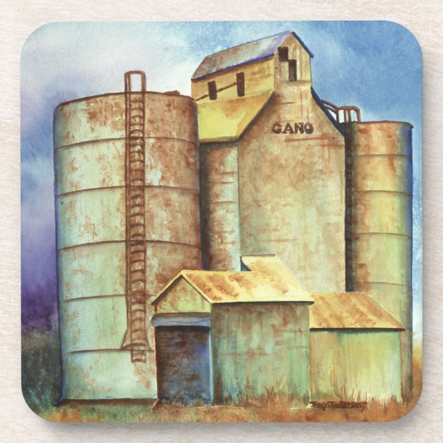 Mile Post Gano Drink Coaster (Front)