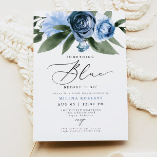 MILENA Something Blue Before I Do Bridal Shower Invitation