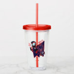 Miles and TWIST-E Glow Webs Glow Acrylic Tumbler