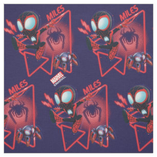 Miles and TWIST-E Glow Webs Glow Fabric