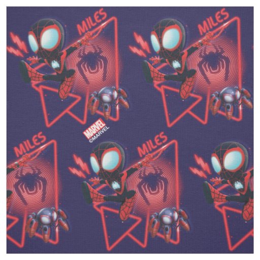 Miles and TWIST-E Glow Webs Glow Fabric