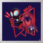 Miles and TWIST-E Glow Webs Glow Poster