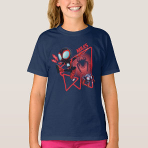 Miles and TWIST-E Glow Webs Glow T-Shirt