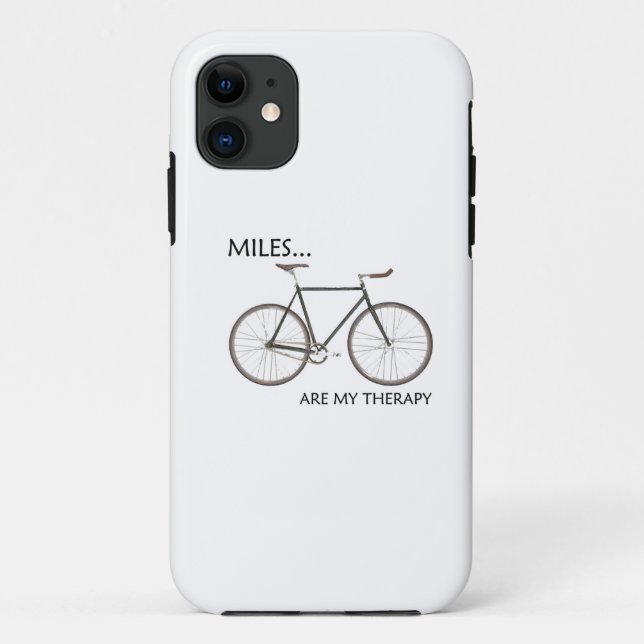 MIles Are My Therapy Case-Mate iPhone Case (Back)
