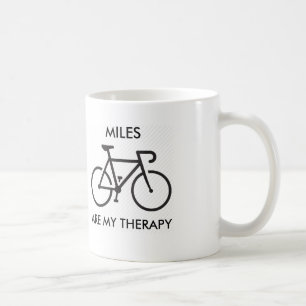 Miles Are My Therapy Coffee Mug