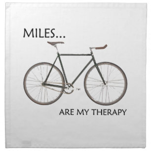 MIles Are My Therapy Napkin