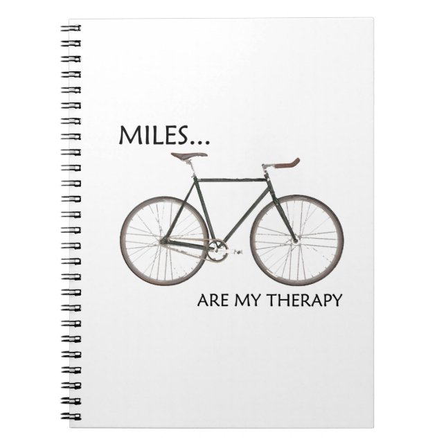 MIles Are My Therapy Notebook (Front)
