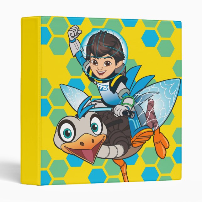 Miles Callisto & MERC Robotic Sidekick 3 Ring Binder (Front/Spine)