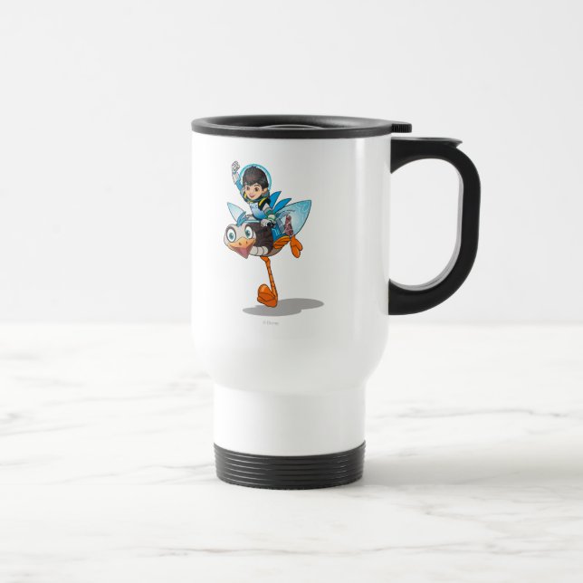 Miles Callisto & MERC Robotic Sidekick Travel Mug (Right)