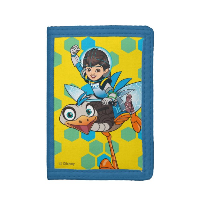 Miles Callisto & MERC Robotic Sidekick Trifold Wallet (Front Vertical)