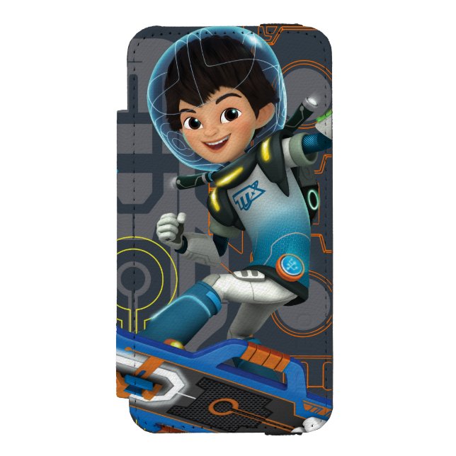 Miles Callisto On His Blastboard Graphic Incipio iPhone Wallet Case (Folio Front)