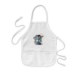 Miles Callisto On His Blastboard Graphic Kids' Apron