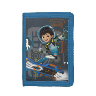 Miles Callisto On His Blastboard Graphic Tri-fold Wallet