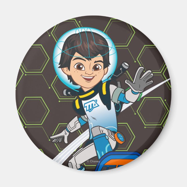 Miles Callisto Riding His Blastboard Magnet (Front)