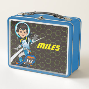 Miles Callisto Riding His Blastboard Metal Lunch Box