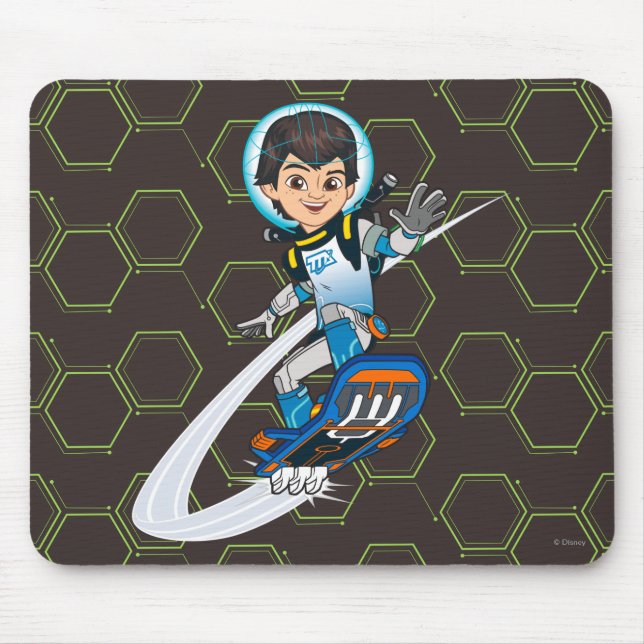 Miles Callisto Riding His Blastboard Mouse Pad (Front)