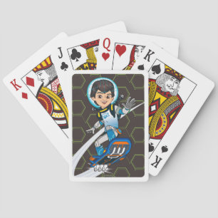 Miles Callisto Riding His Blastboard Poker Cards