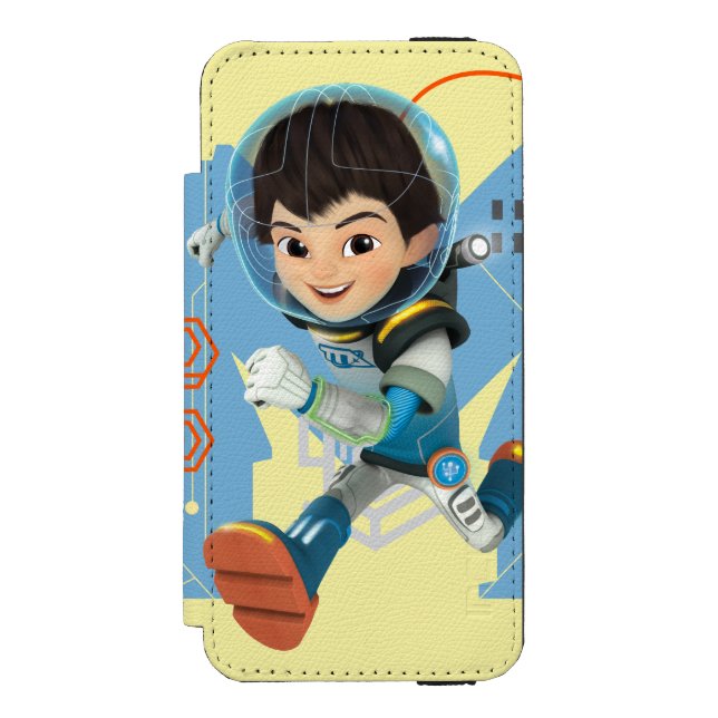 Miles Callisto Running - Circuitry Graphic Incipio iPhone Wallet Case (Folio Front)