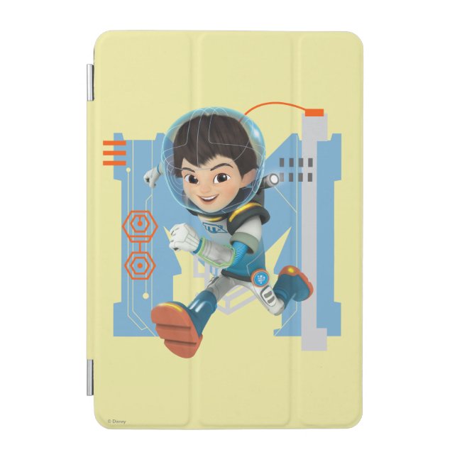 Miles Callisto Running - Circuitry Graphic iPad Mini Cover (Front)