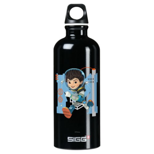 Miles Callisto Running _ Circuitry Graphic Water Bottle